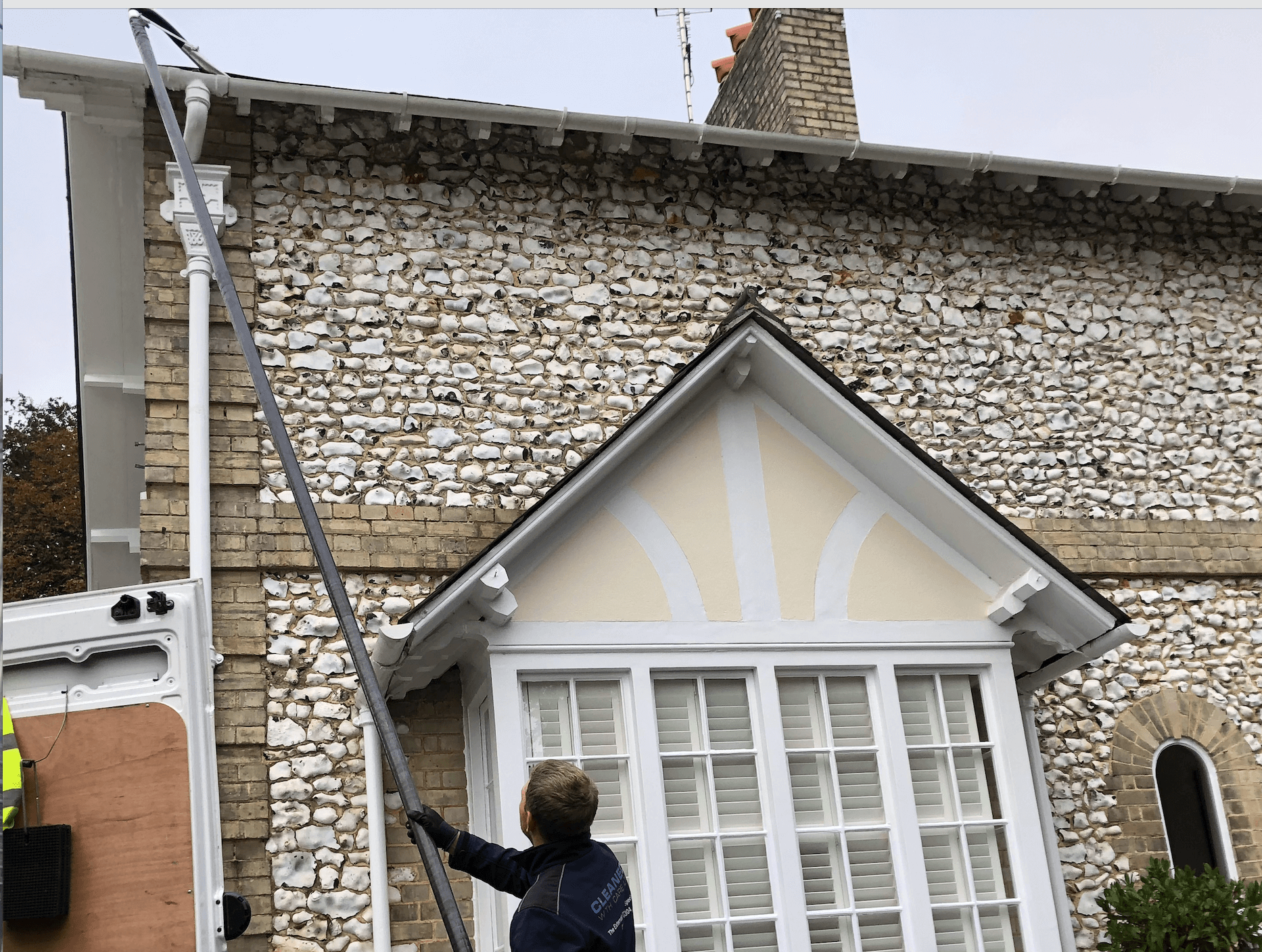 Professional gutter cleaning tools and equipment used by The Roof Moss Cleaners in Crowthorne